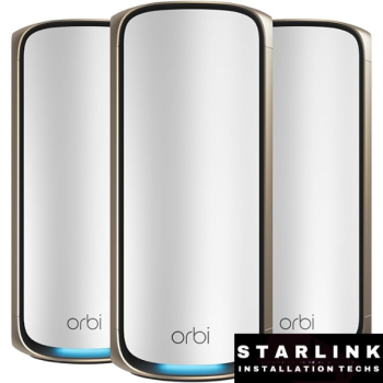 Orbi 970 Series Quad-Band WiFi 7 Mesh System Covers 10000 SQ FT