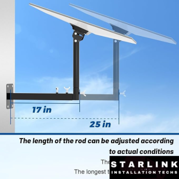 Starlink Gen 3 Mount Under Eave 17 to 25 inches shop accessory option.